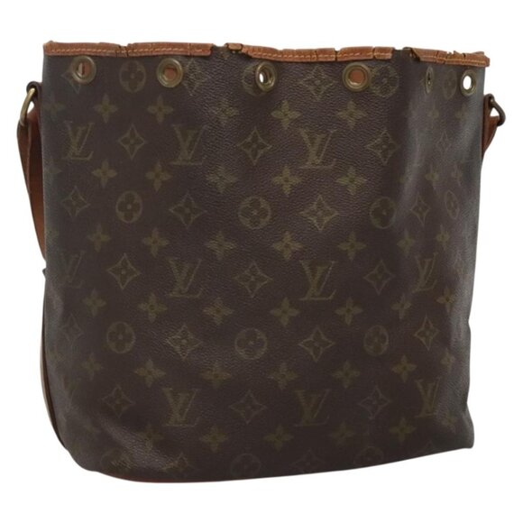 LOUIS VUITTON Monogram Petit Noe Shoulder Bag Vintage M42226 LV Auth 135844 - Picture 1 of 16